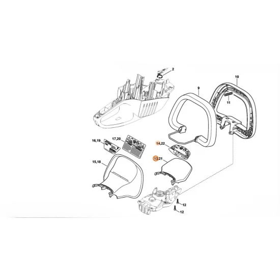 STIHL  Osłona dłoni HSA 66 4851 790 9105